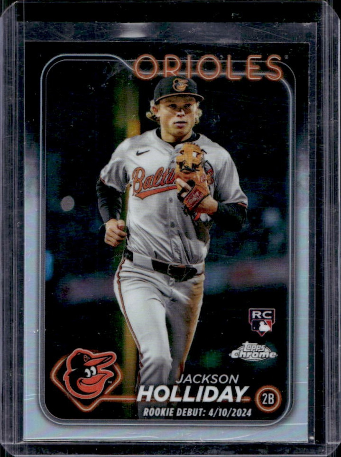 2024 Topps Chrome Update Jackson Holliday RC Refractor Rookie #USC89 Orioles