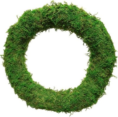 7 x 14'' gepolsterte Moos Effekt Kranz Ringe Weihnachten Dekoration Herstellung Basen Rahmen