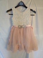 Emily Rose Special Occasion Dress Girls Floral Tulle Pink Easter Wedding