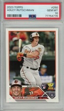 2023 Topps Series 1 Baltimore Orioles Adley Rutschman Base Rc 250 Psa 10