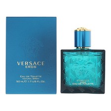 Versace Eros Eau de Toilette 50ml Spray For Him - Damaged Box
