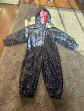 Mountain Warehouse Navy Blue Hedgehog Fleece Lined Puddle Suit 24-36 Months