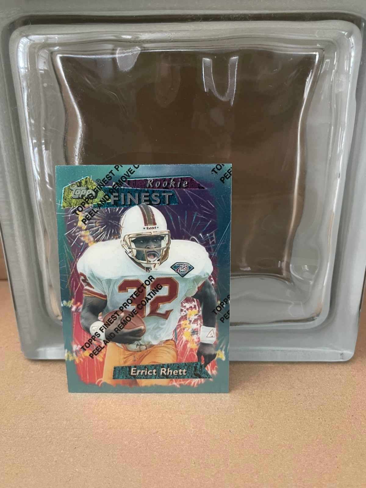 1995 Topps Finest - Rookie Errict Rhett #21