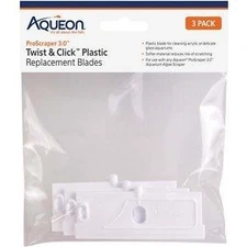 Aqueon ProScraper 3.0 Twist and Click Plastic Replacement Blades, 3 count