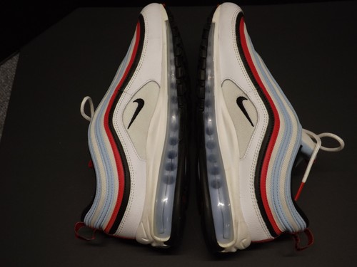 Nike Air Max 97 Gundam Talla 12 Azul Claro Rayas Zapatos CW6986-100 Autenticidad - Imagen 7 de 10