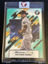 2025 Topps Pristine Michael King 228 Pristine Aqua Refractor Encased Padres /199
