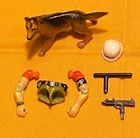 vintage G.I. GI JOE gijoe LAW + ORDER BODY PARTS + WEAPONS lot #2 waist FREESHIP