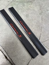 Porsche 911 997 Carrera S Left Right Door Scuff Sill Trim Carbon Fiber