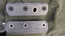 1986-1988 Olds Buick Pontiac Aluminum Finned Valve Covers 3.8 V-6 25518546-47 Gm 1986-1988 Olds Buick Pontiac Aluminum Finned Valve Covers 3.8 V-6 25518546-47 Gm