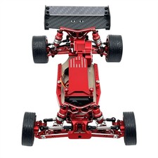 Conjunto de chasis de bastidor de carrocería de coche de radiocontrol de actualización de metal para Losi 1/24 Micro-B 2x2