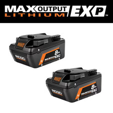 18V 8.0 Ah Max Output EXP Lithium-Ion Battery 2-Pack 