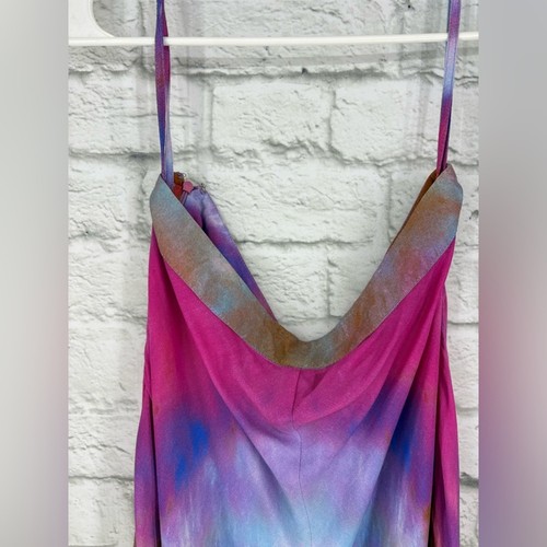 Blank London Anthropologie Rainbow Ombre Watercolor Maxi Skirt Large - Picture 11 of 15