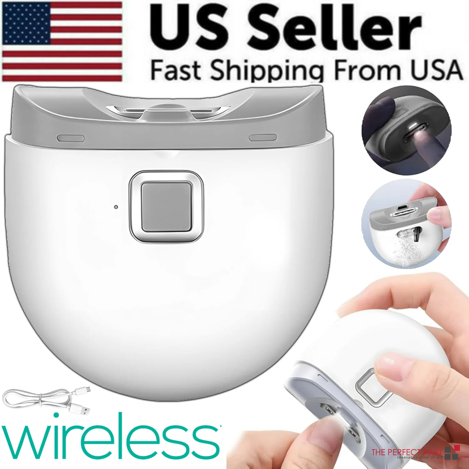 Automatic Electric Nail Trimmer Safe Professional Clipper for Thick Nails