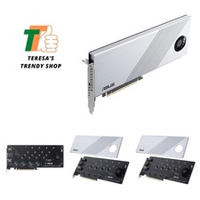 Ultra-Fast Hyper M.2 x16 Gen 4 PCIe Card for 4 X NVMe Drives, Active Cooling