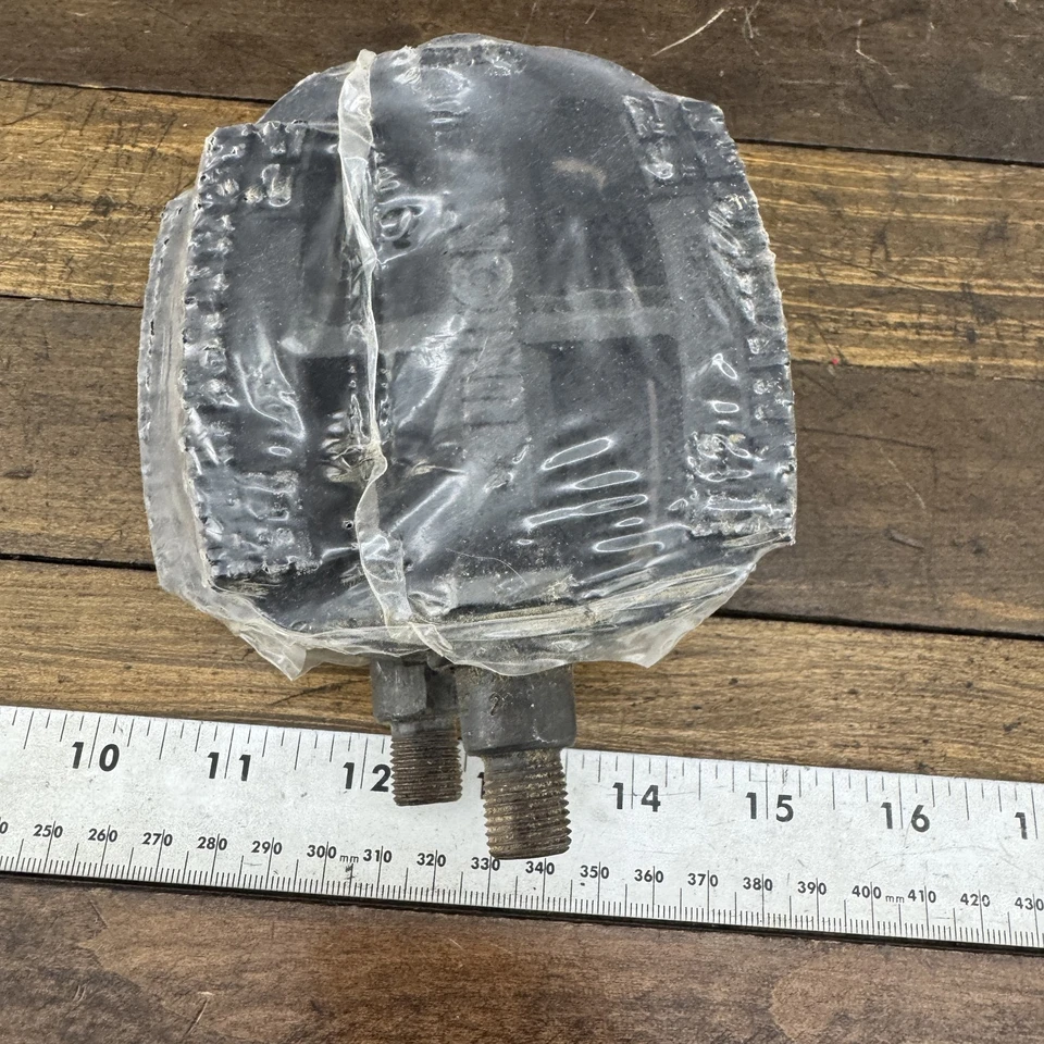 Винтажные велосипедные педали Union BMX пара 1/2 дюйма новые из старых запасов отражатели Германия OPC - Изображение 4 из 4