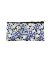 BlueQ Funny Pencil Case | Perfect for pens and pencils, tampons, makeup items