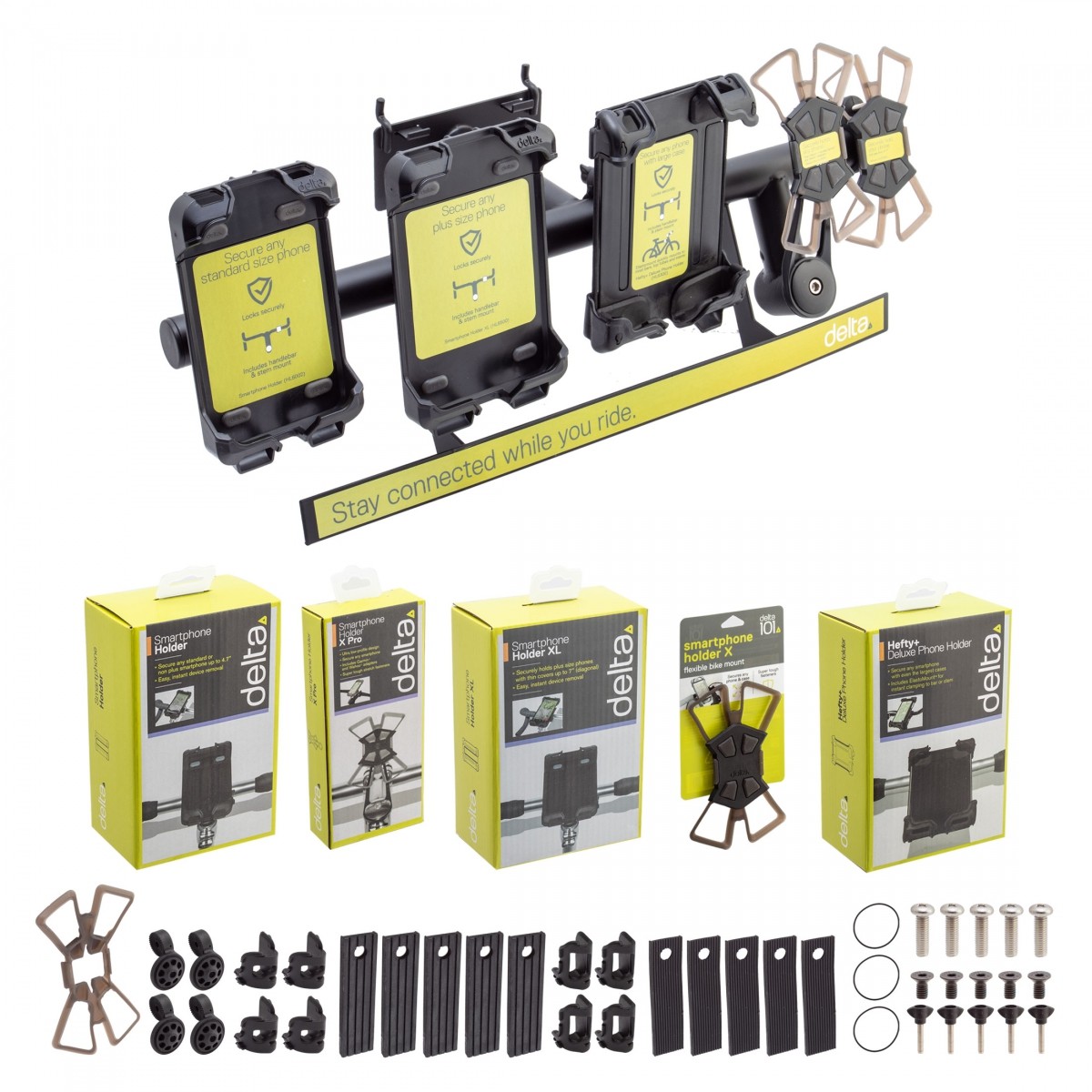 Всплывающий дисплей Delta Smart Phone с 29 прочными креплениями для Pegboard и Slatwall 179490₽