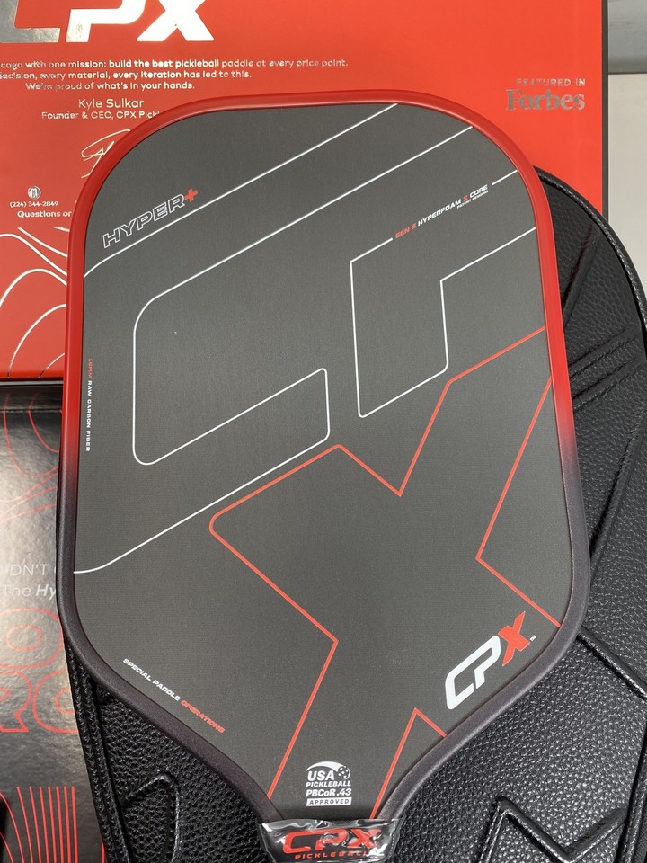 CPX Hyper+ Gen5 Hyperfoam X Core Pickleball Paddle - Black | eBay