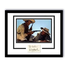Eli Wallach "The Good, The Bad & The Ugly" SIGNED Framed 11x14 Display ACOA