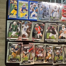 LOT OF 33 PARALLELS-NFL 2024/25 Panini Prizm, White Disco, + Donruss Press Proof