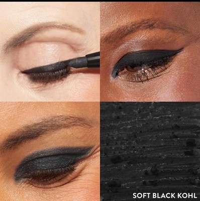 Longwear Kajal Eyeliner Pencil in Soft Black - Infused with Caffeine & Vitamin E