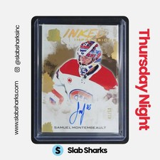 2024 UPPER DECK THE CUP #II-SM SAMUEL MONTEMBEAULT INKED IMPRESSIONS AUTO /50