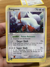 Pokémon Zangoose Sandstorm Holo Rare 14/100 70HP Basic 2003 English on eBay