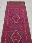 Rare Afghan Hand Woven Mashwani Kilim Kilim Wool Area Runner Rug 8 x 2 Ft — photo 6