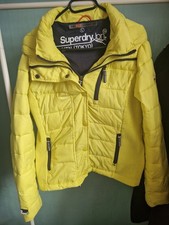 Superdry THE FUJI DOUBLE ZIP Steppjacke gelb ...