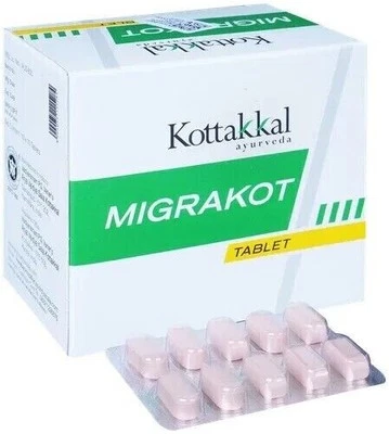 KOTTKAL AYURVEDA Kottakkal MIGRAKOT Tablette (100 Tab) ayurvedisch, nützlich bei Migräne...