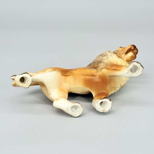 Vintage Keramik Porzellan Löwe Statue Figurine handbemalt 7,5" - Bild 9 von 9