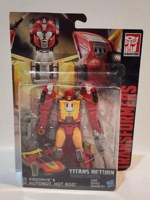Transformers Titans Return Deluxe Class Hot Rod & Firedrive 