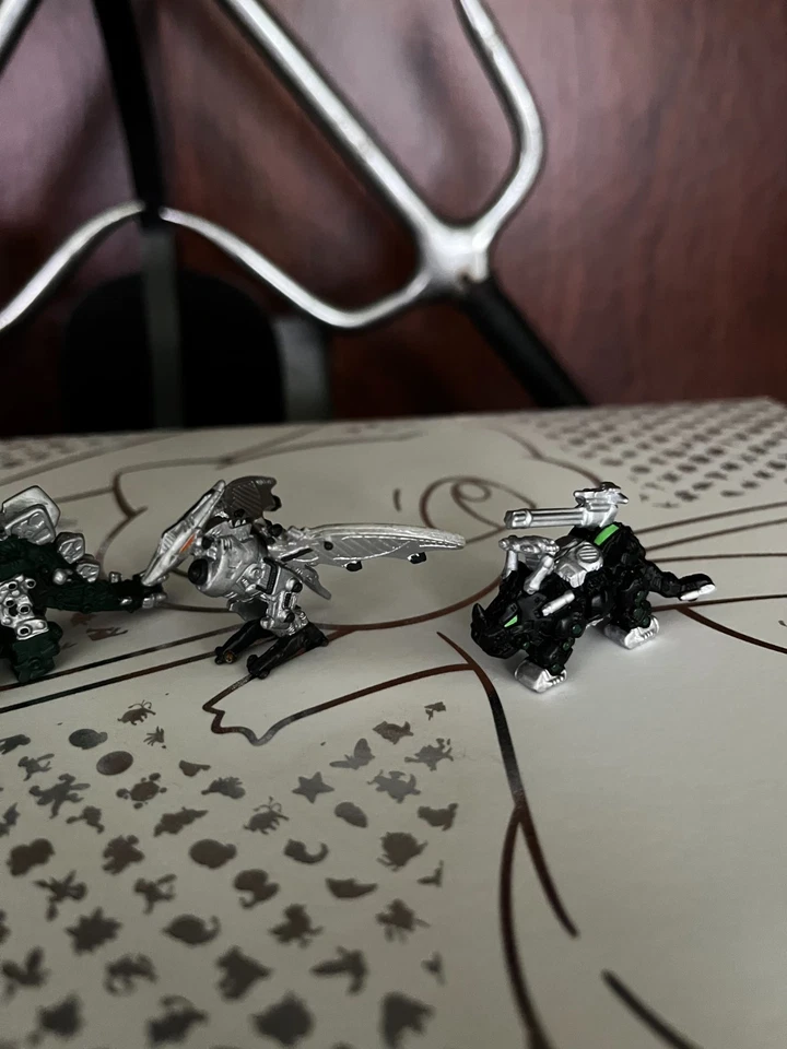 Zoids Battle Champions 1" Mini Figuras Hasbro 2001 Lote de 6 Variedad Juguete De Colección Foto 4 de 4