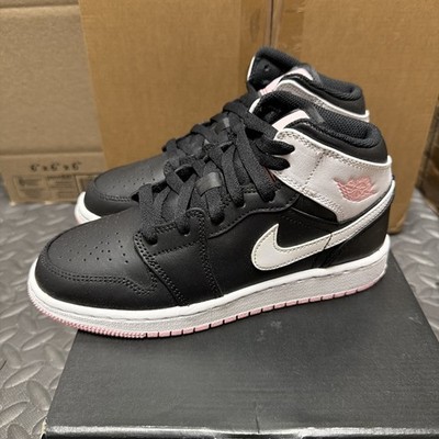 Air Jordan 1 Mid GS Youth 3.5Y Black White Arctic Punch 555112-061 NEW IN BOX