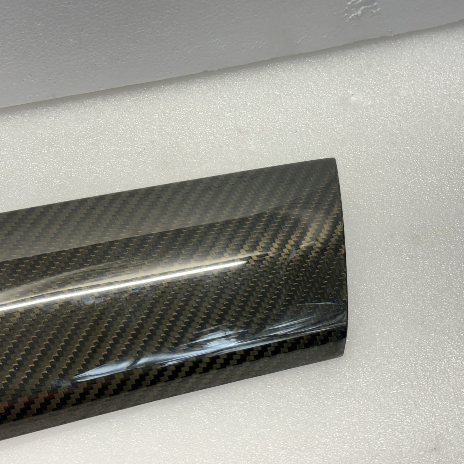03-13 Maserati Quattroporte M139 Rear Right Side Door Trim Carbon Fiber Panel