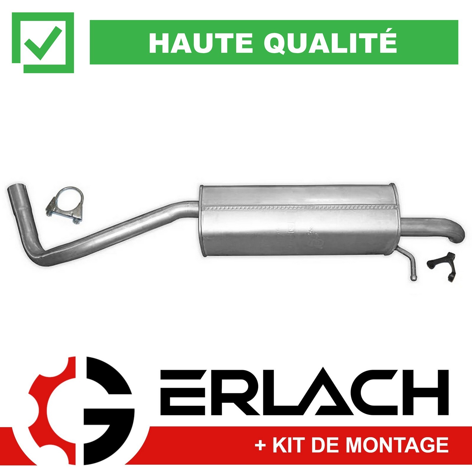 Silencieux arrière pour Skoda Fabia 1.0 TSI 9442 échappement de rechange pour berline et break