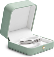 Schmuckaufbewahrung Box FüR ArmbäNder & Ketten Leder GrüN, Geschenk Geeignet