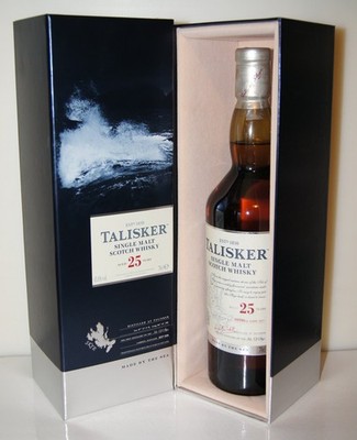Talisker 25y 45,8% bottled 2017 21498 Flaschen Isle of Skye Map Label 0.7L