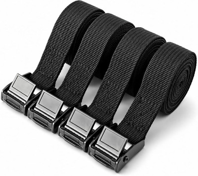 0.78'' X5' Adjustable Cam Buckle Lashing Straps, Tie down Straps for Cargo, Truck