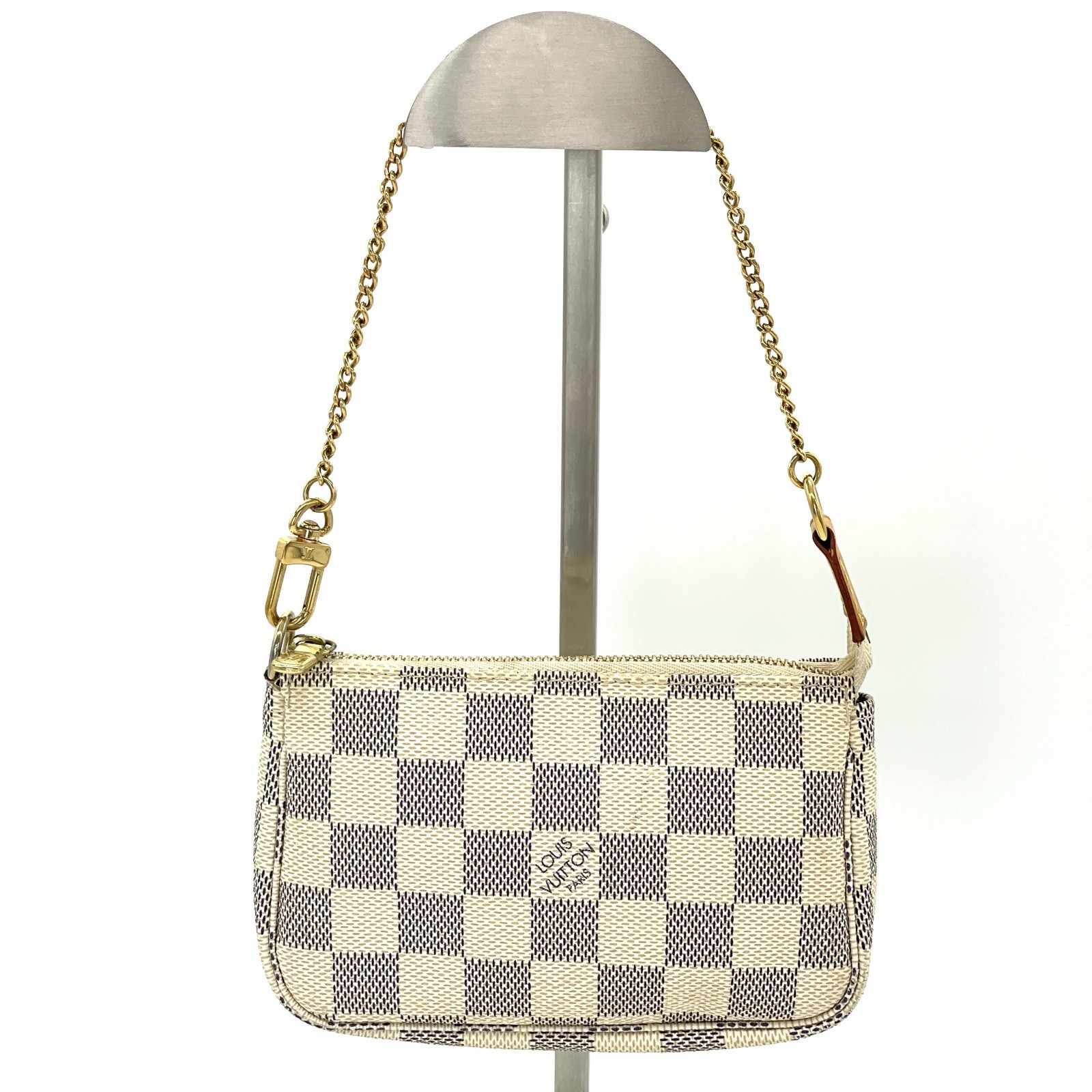Louis Vuitton Pochette Accessoires Damier Azur N58010 Authentic