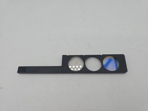 OPTICAL MICROSCOPE PART GLASS FILTER SLIDE OPTICS BIN#D2-35