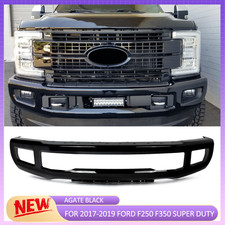 Um Agate Black Front Bumper Bar For 2017-2019 Ford F250 F350 Lariat Xlt Platinum