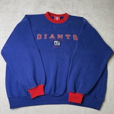Vintage New York Giants NFL Vintage Pullover V-Neck Sweatshirt Mens Size XL