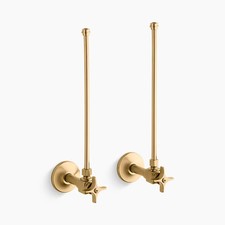 Kohler K-7605-P-2MB Handles, Vibrant Brushed Moderne Brass