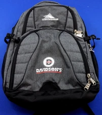 High Sierra Graphite Swerve 17" Computer Backpack Davidson's Custom Logo