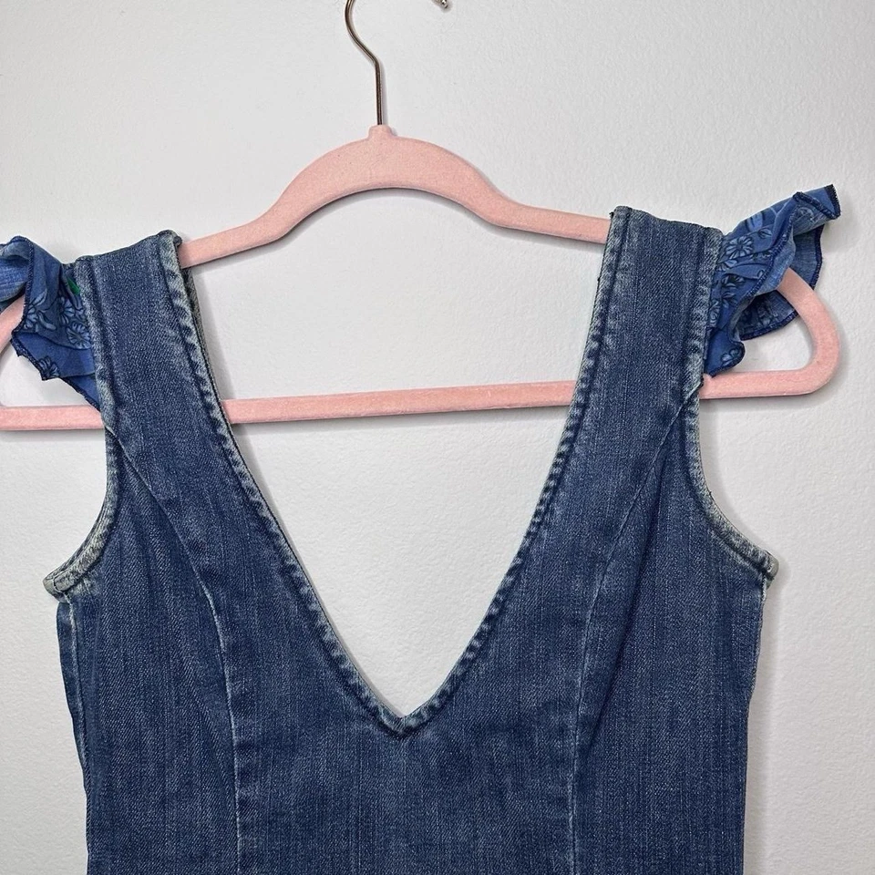 Vestido Vaquero Versace Vintage Años 90 Hecho en Italia 24/38 Foto 3 de 4