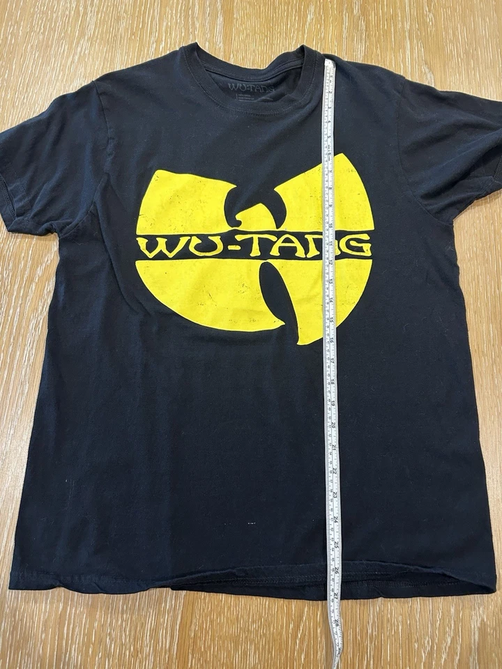 Camiseta negra de manga corta Wu Tang Clan para hombre talla grande Foto 3 de 4