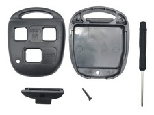 Replacement Key Fob Shell Case Fit for Lexus ES GS GX IS LS LX RX SC Black