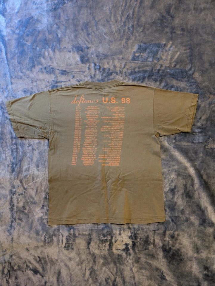 Vintage 1998 Deftones Summer Tour  “Around the Fur” Shirt XL - Image 4 of 4