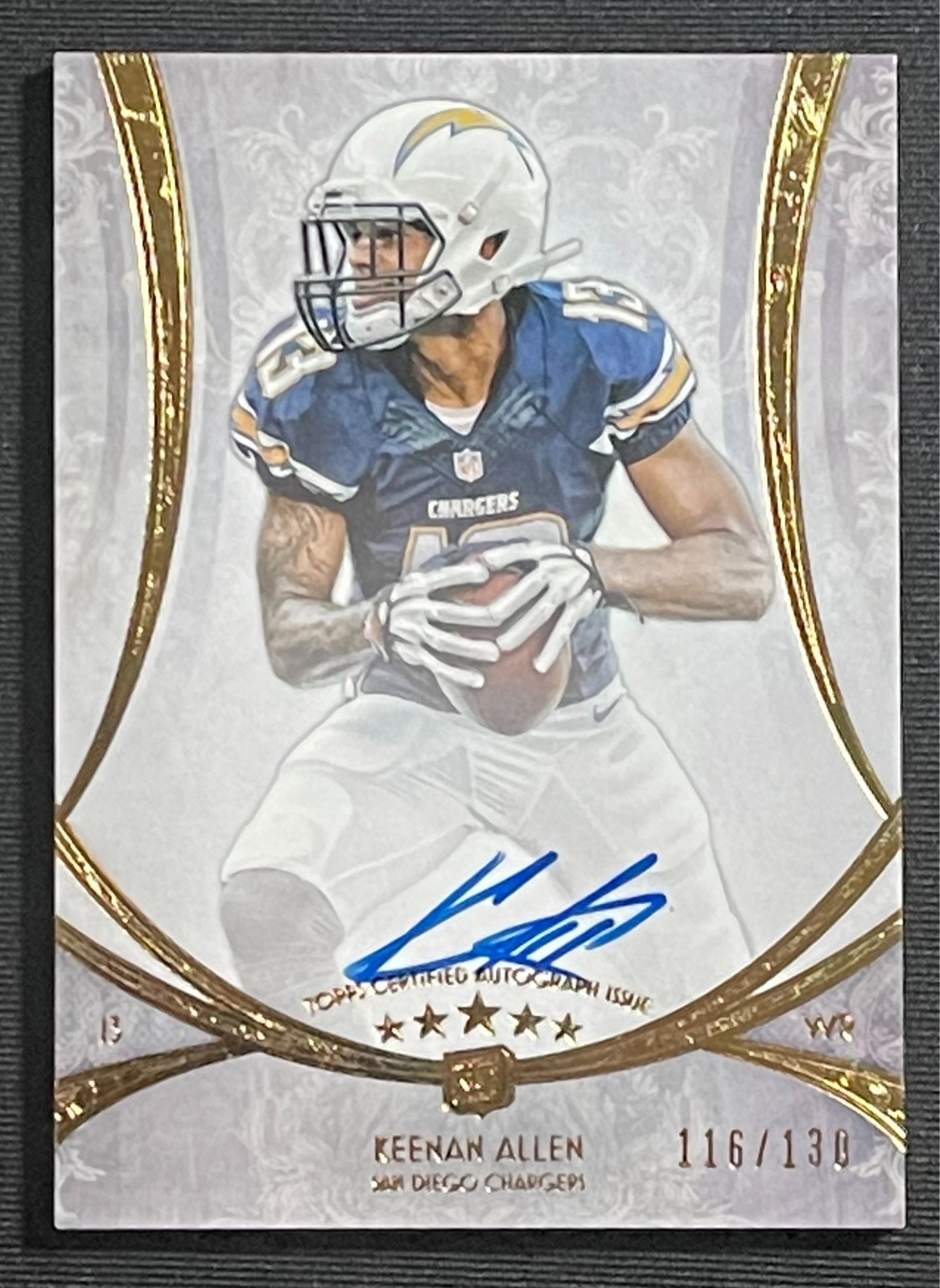 Keenan Allen Topps Five Star Futures Autograph #KA Base